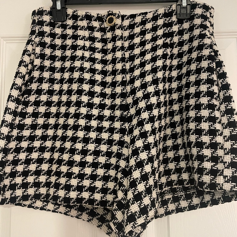 Zara tweed shorts